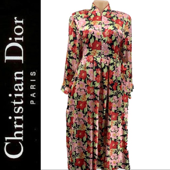 Christian Dior Vintage Dressing Gown - Picture 6 of 8